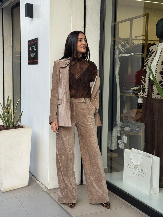 Sotto giacca in pizzo Eco