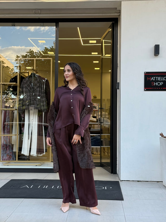 Pelliccia smanicata double face Eco