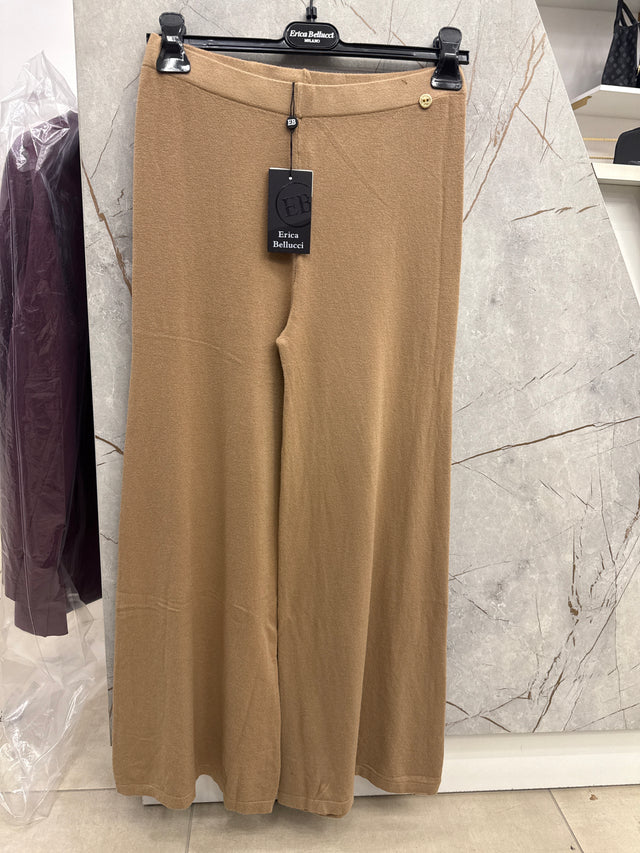 Pantaloni palazzo in lana E.B.