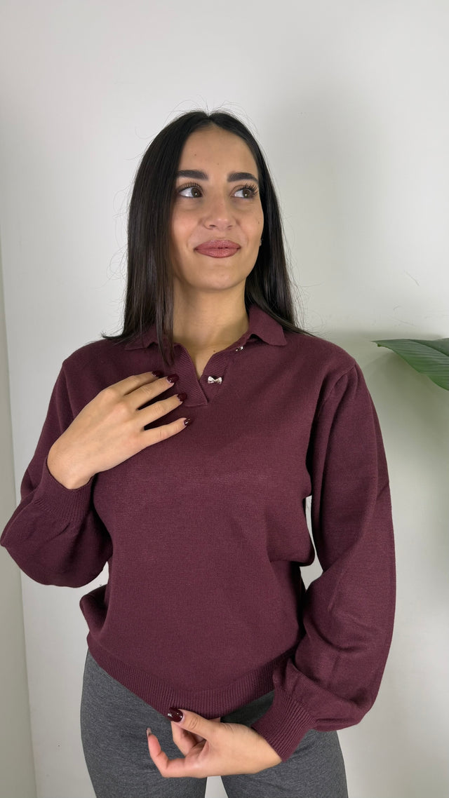 Maglia Polo Eiki fiocco