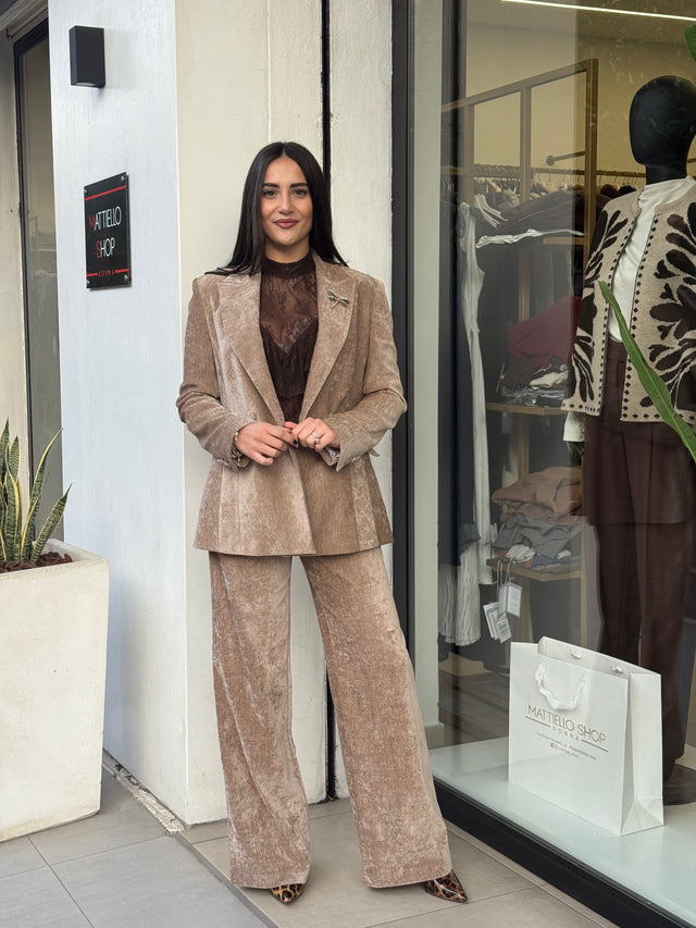 Tailleur in ciniglia Eco